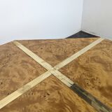 Table en ronce de noyer de Jean Claude Mahey