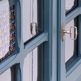 Parisian glass wardrobe vintage 1950