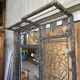 Art Deco coat rack wardrobe in wrought iron from the 1930s.