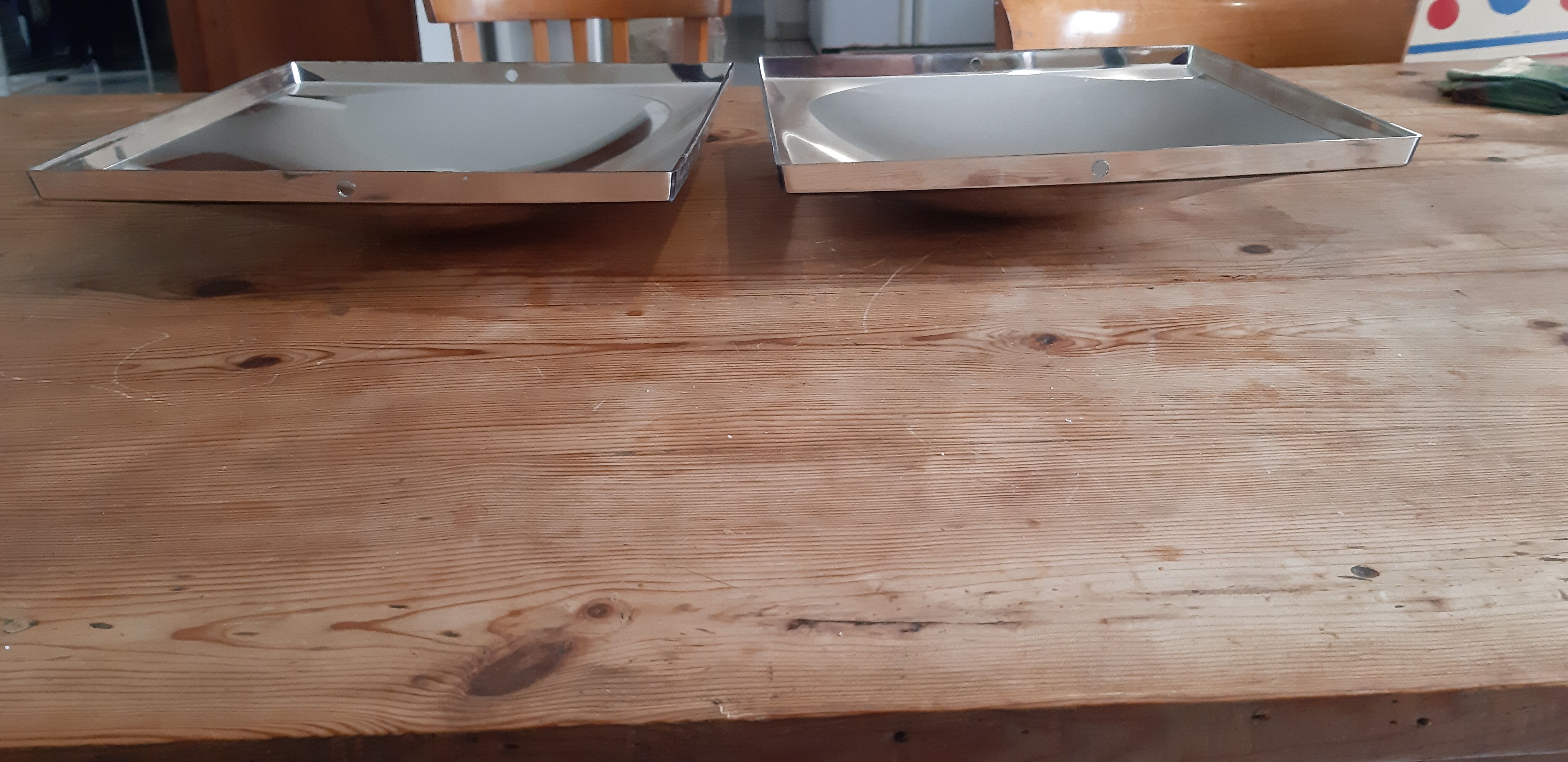 Pair of vintage mirrors made in slovenia