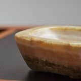 Vide-poche ou petit cendrier en onyx, 1970s