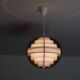 Danish plexi pendant lamp by Brylle and Jacobsen 1970