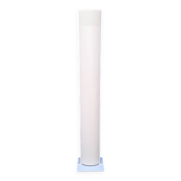 Perforated metal halogen floor lamp 1980s Relco