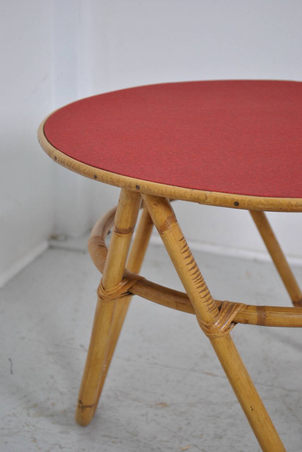 Rattan coffee table 1960