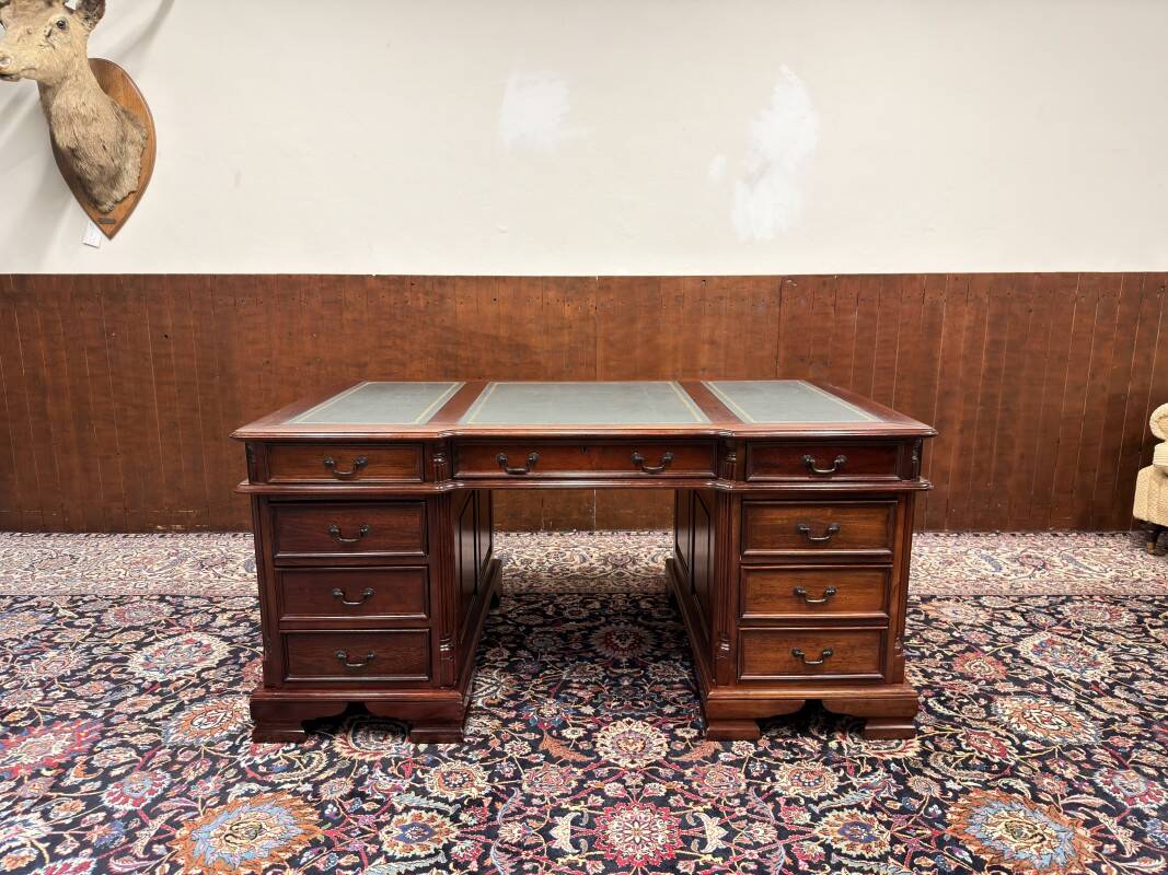 English Chesterfield Desk