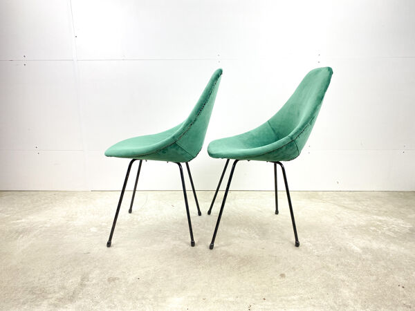 Chaises italienne originale Medea, Vittorio Nobili Tagliabue