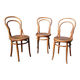 3 chaises bistrot n°14 Horgen-Glaris suisse années 20