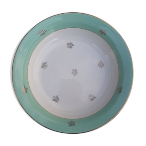Plat creux vert mint Moulin des