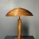 Midcentury pencil reed rattan bamboo and brass table lamp, 1960s
