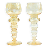 Hand Blown Glass Wine Glasses from Roemer, Germany, 1900s