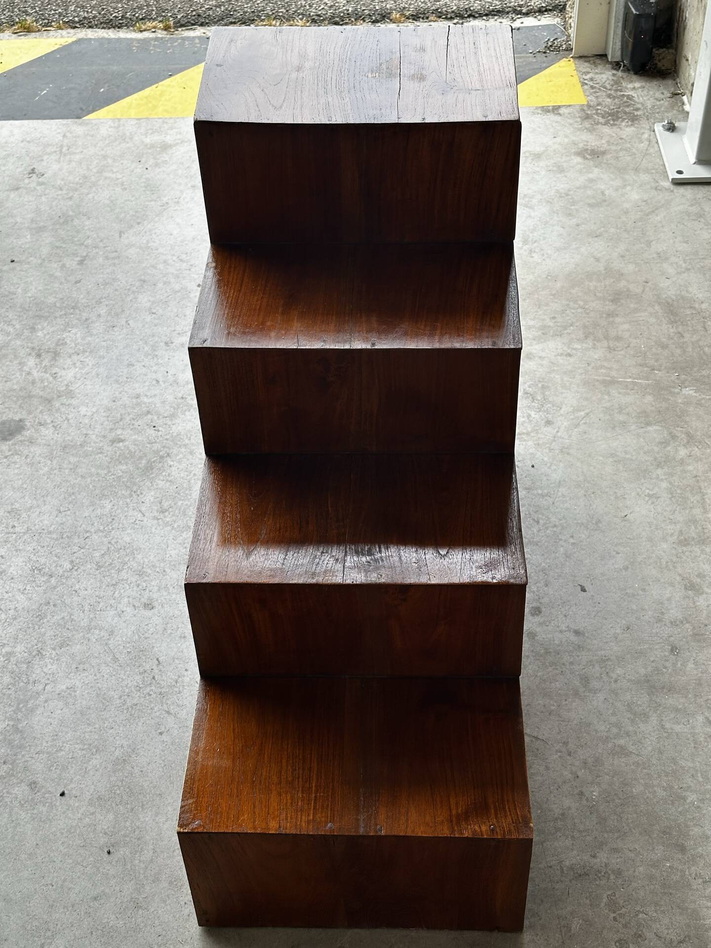 Mid-Century Japanese staircase furniture in solid wood