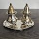 Vintage Salt and Pepper Shaker Set on Tray