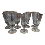 Série de 11 verres bistrot