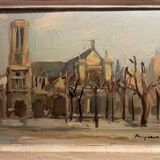 Tableau ancien Église