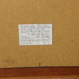 In the neighbour's garden, 1996 – Oil painting by Alexander Michael