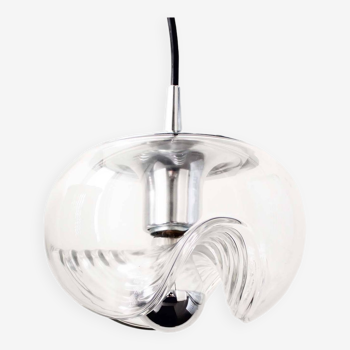 Petite ‘Futura’ pendant light by Koch & Lowy for Peill Putzler