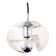 Petite ‘Futura’ pendant light by Koch & Lowy for Peill Putzler