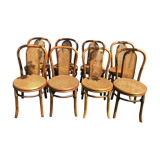 Wicker bistro chairs
