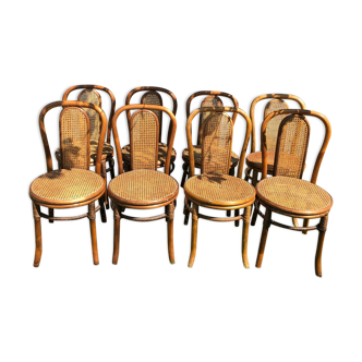 Wicker bistro chairs