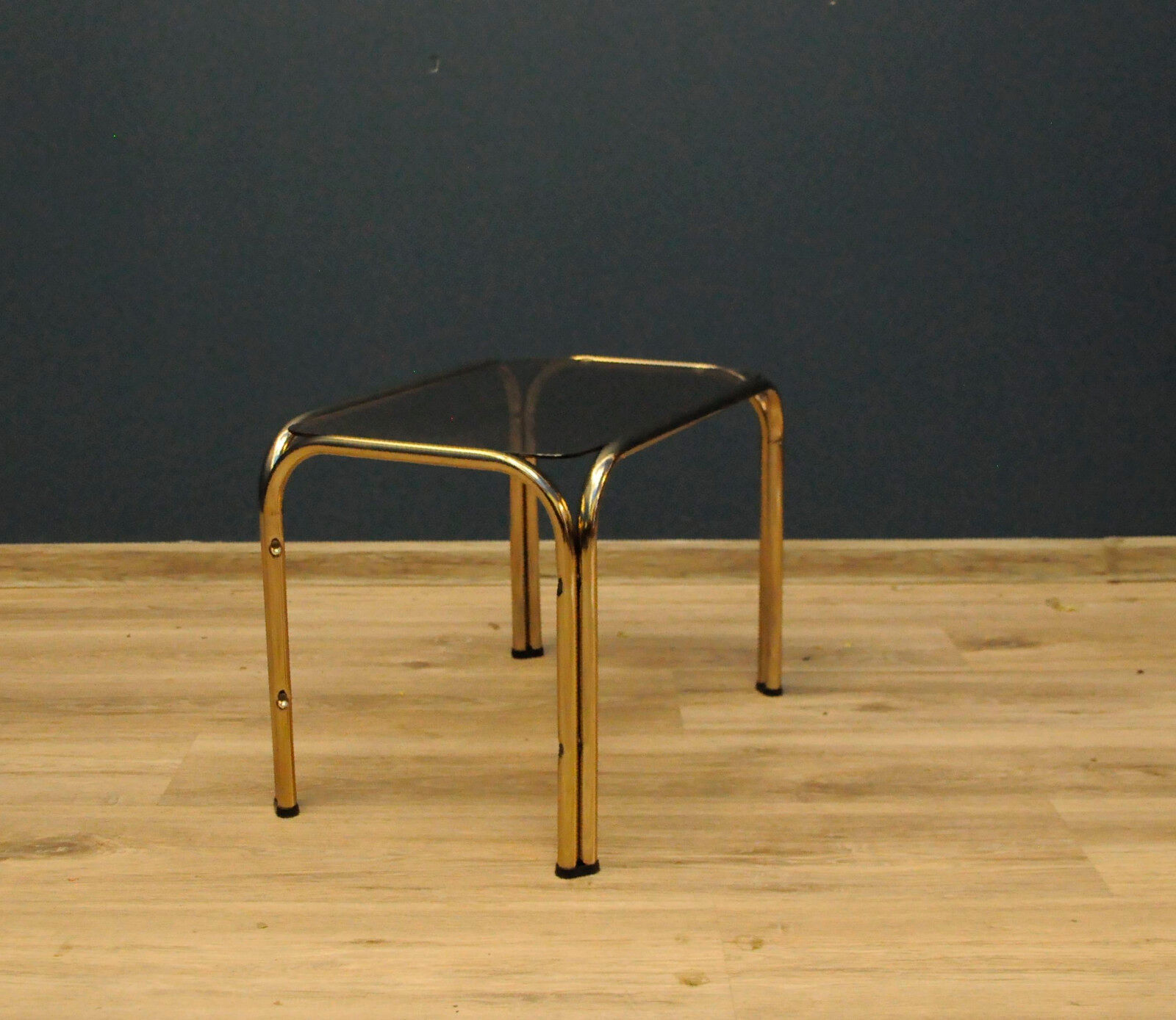 Coffee Table, Smoked Glass and Chrome