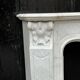 Louis XV style fireplace in Carrara marble circa 1940