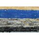 Vintage Turkish Oushak Handmade Wool Cotton Blue Area Rug 86x175