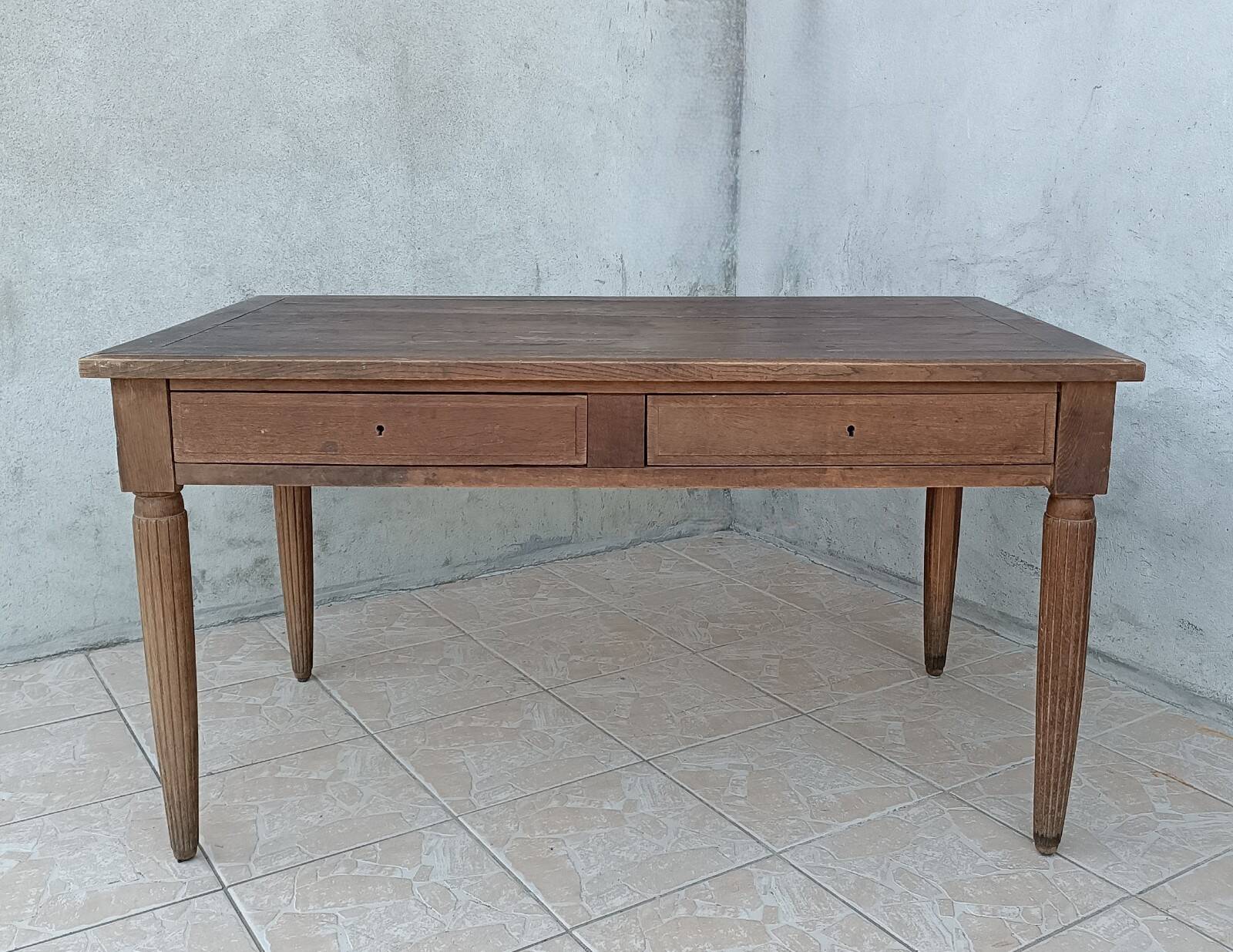 Art Deco oak table