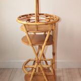 Rattan bottle door