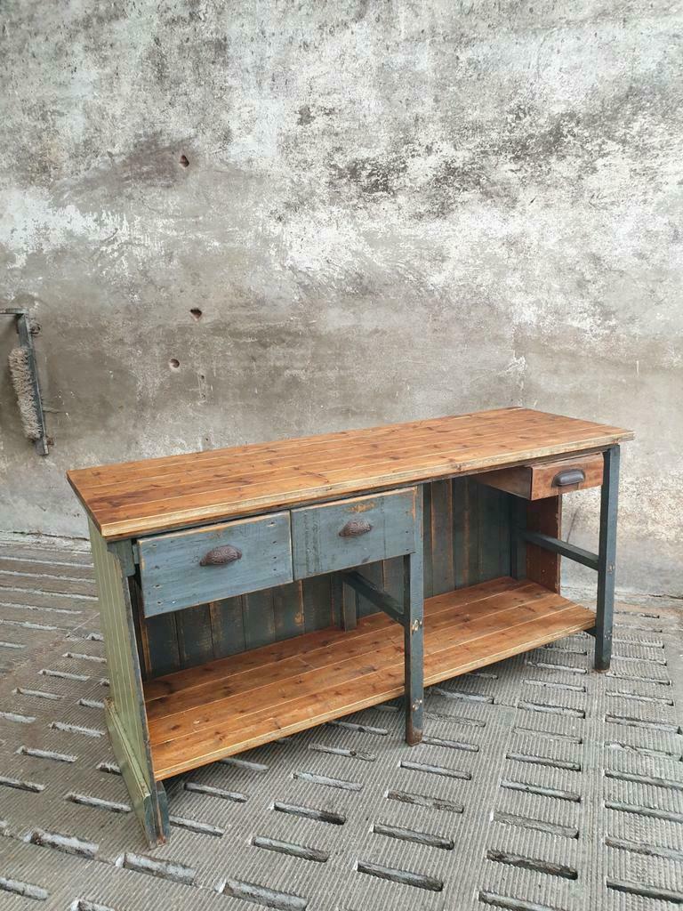 Antique shop counter