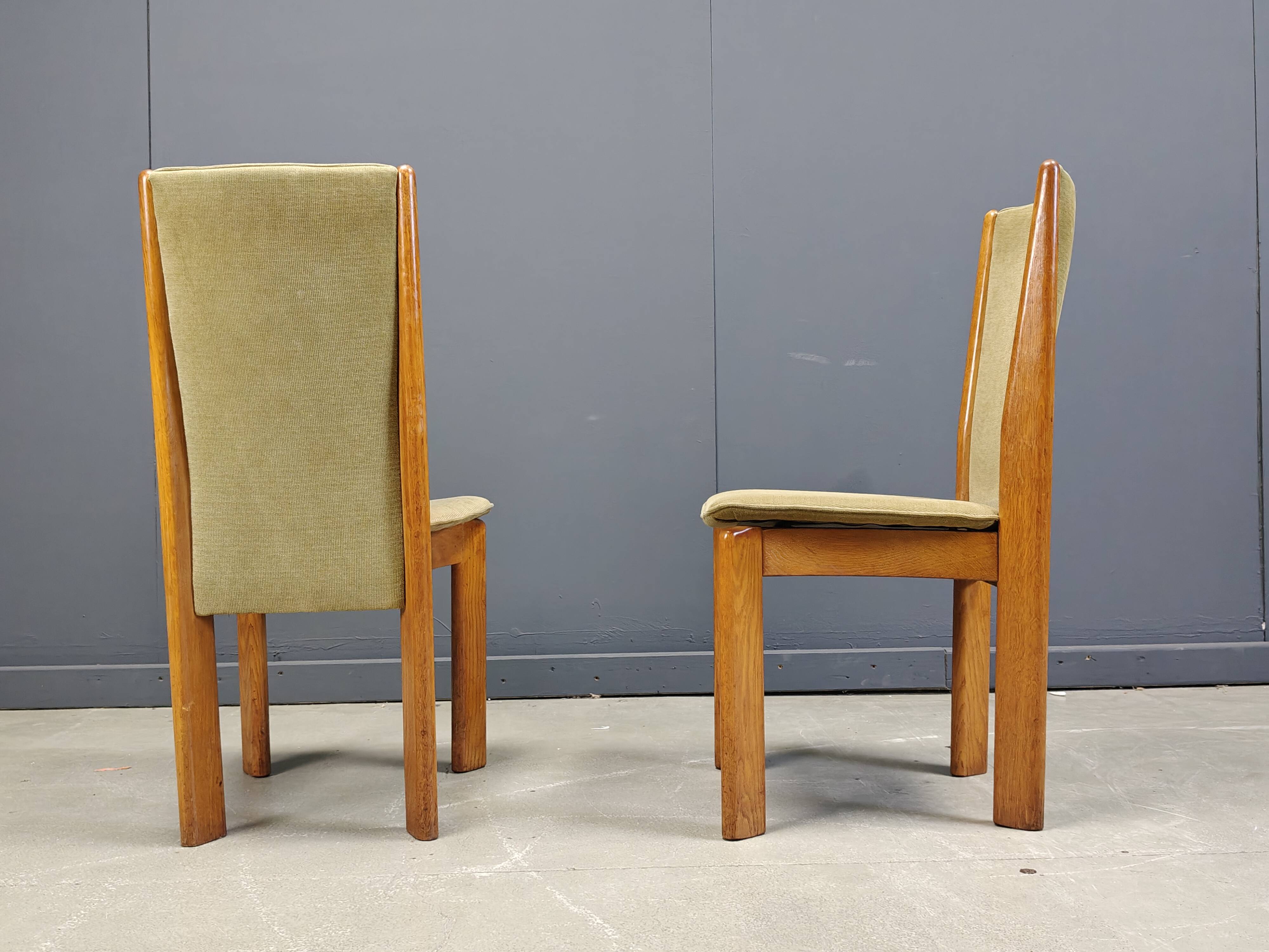 Vintage danish dining chairs set of 6 - 1970s