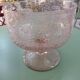 Blown glass salad bowl