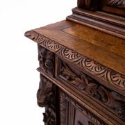 Carved library/sideboard, France, circa 1880.