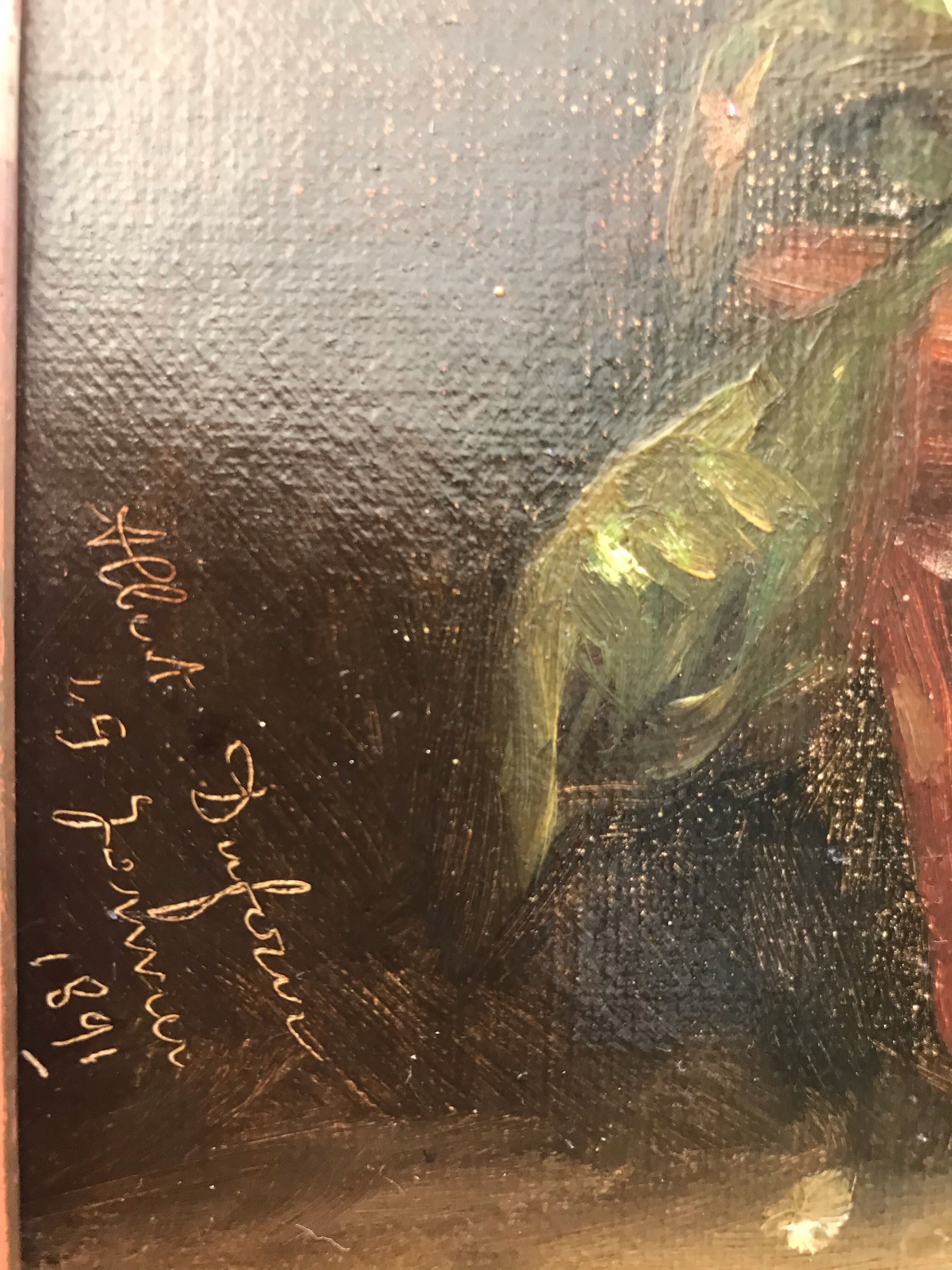 Albert Dufour daisy bouquet 1891