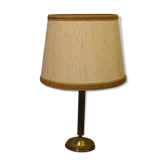 Table lamp, 1960 vintage brass column base
