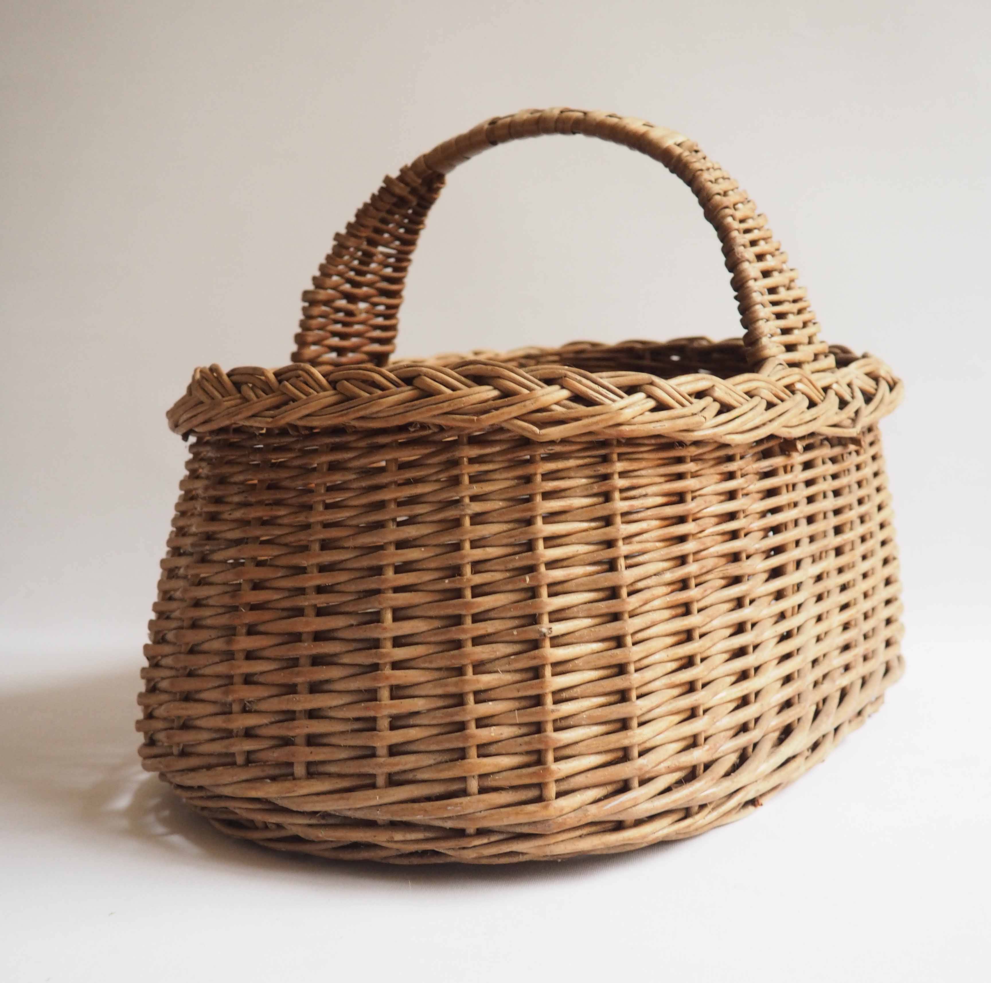 Old rattan basket