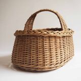 Old rattan basket