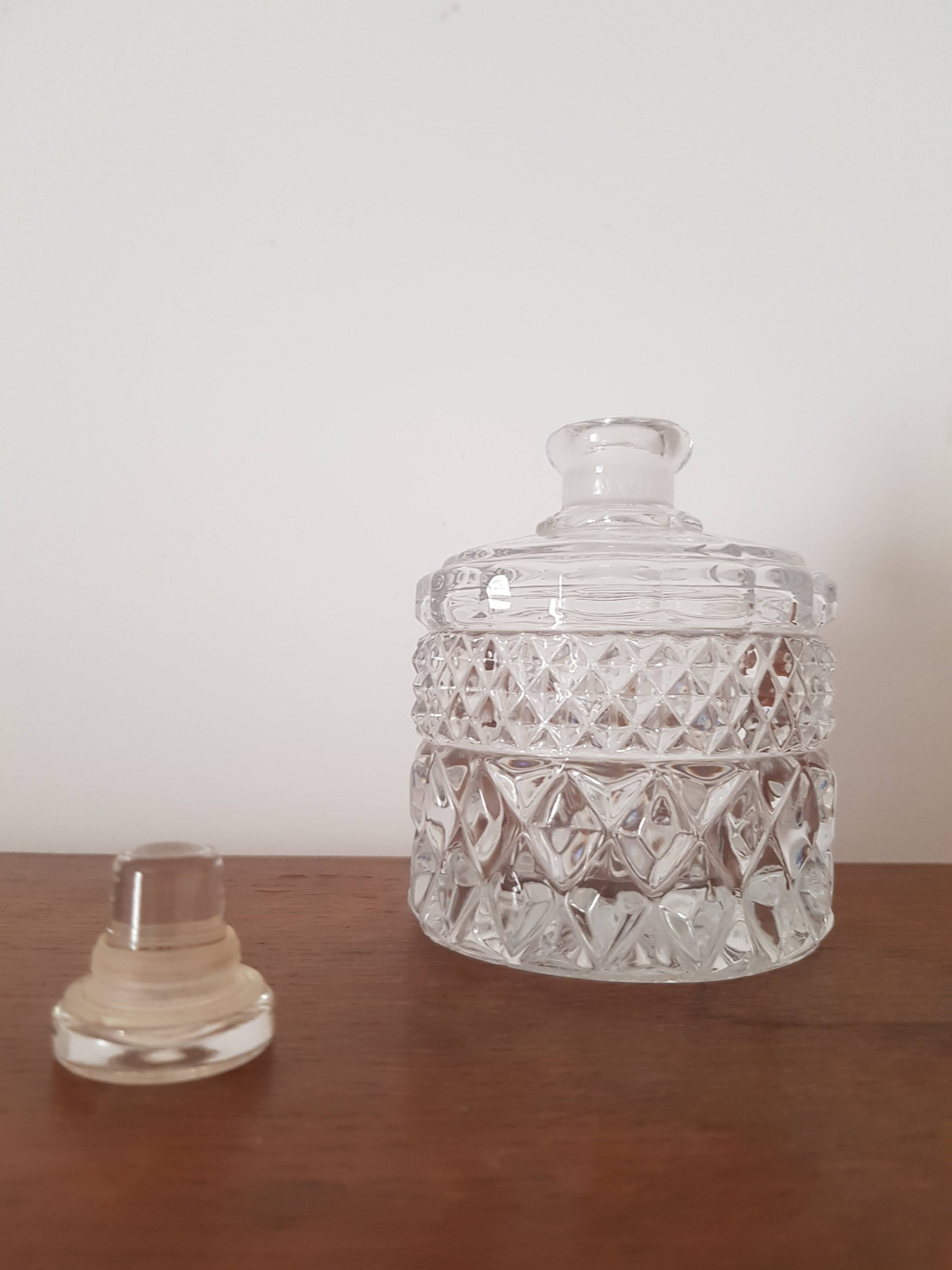 Crystal perfume bottle