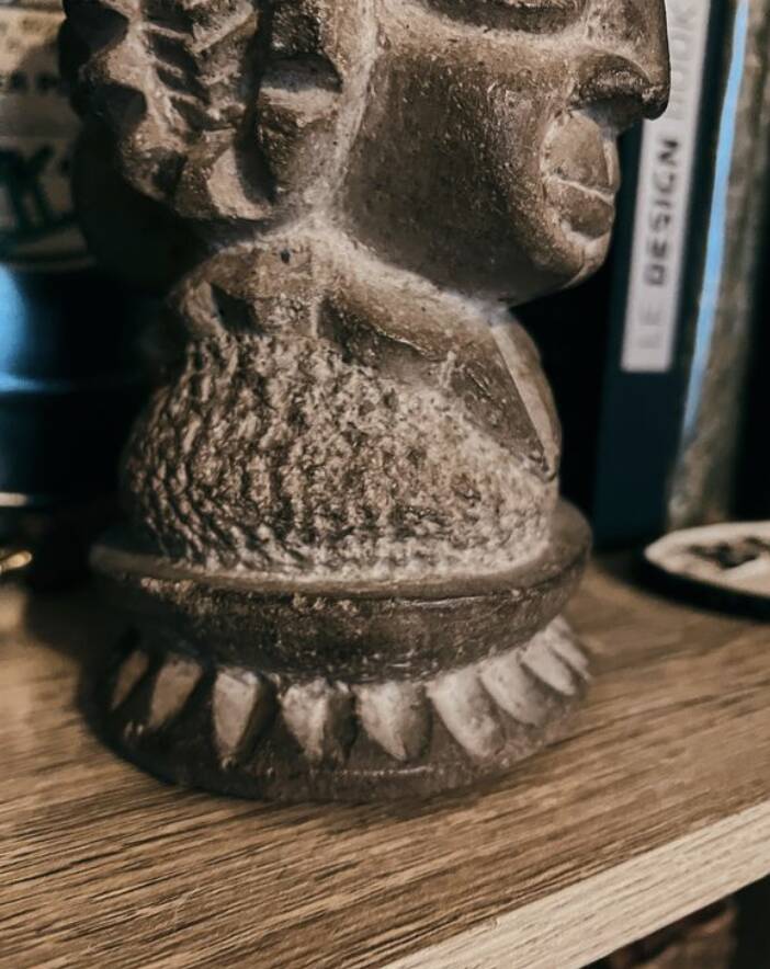 Double-faced stone statuette – Inca inspiration