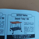 Serving trolley Mathieu Mategot model "Trolley" 1954
