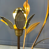 Maison Jansen lotus floor lamp, 1970s