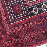 Tapis de Prière Vintage Baluch Fait Main en Laine – 94 x 152 cm
