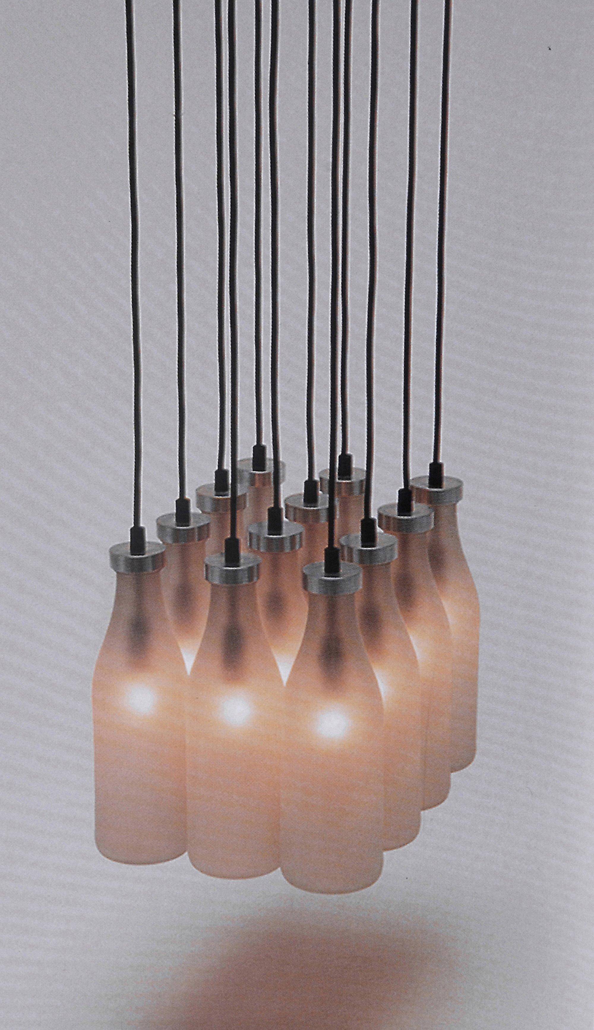 Tejo Remy "Milk Bottle Lamp", limited edition, 1991