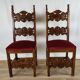 Pair of Renaissance chairs from the early 1900s