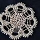 Dessous de plat en coquillages vintage