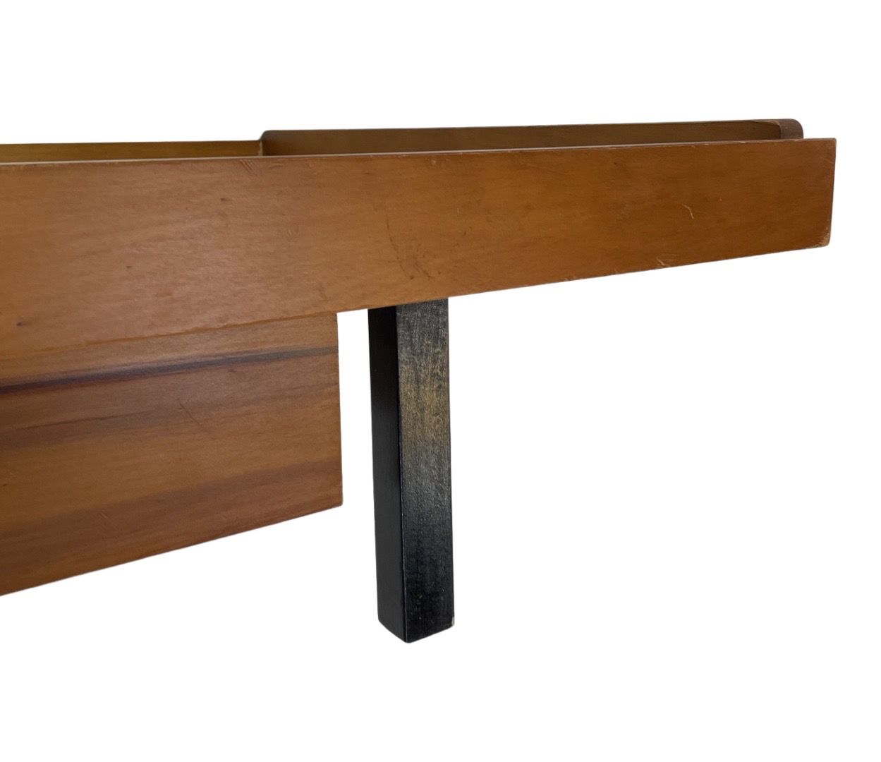 Vintage wooden daybed bed with drawers, Netherlands, 1960