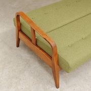 Green Banquette Daybed from Czechoslovakia 1960