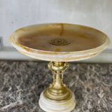 Coupe en onyx et bronze doré vers 1880
