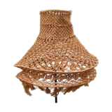 Vegetable fiber lampshade