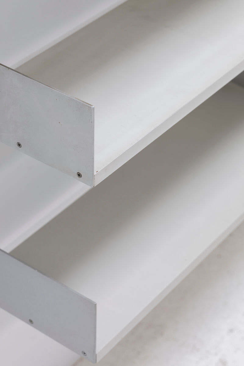 Étagère Murale Design Dieter Rams 606 Pour Vitsoe - Bois, étroite (69x200x38 Cm), Style Bauhaus