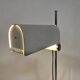 Floor lamp white metal design Braun Feldweg for Doria Leuchten 60s